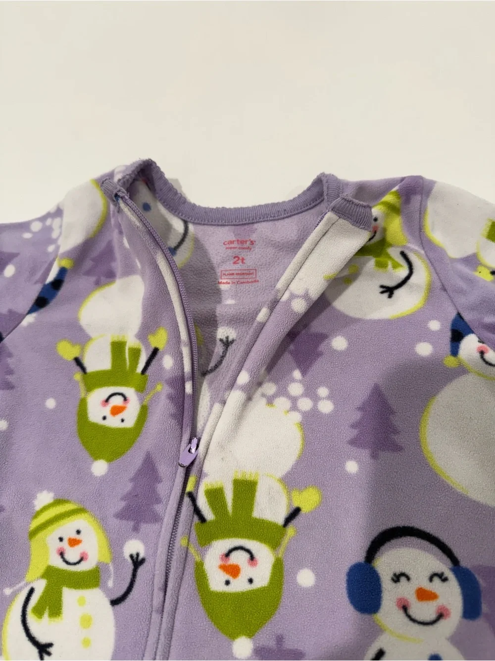 Toddler Winter Footie PJs